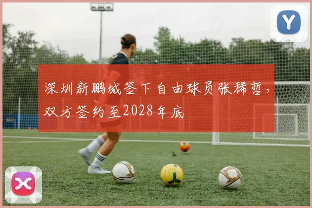 深圳新鹏城签下自由球员张稀哲，双方签约至2028年底